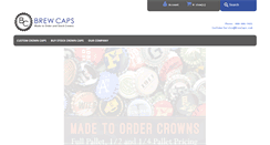 Desktop Screenshot of brewcaps.com